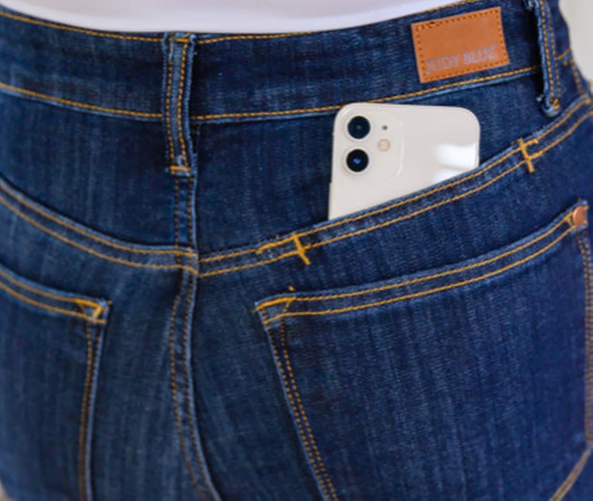 Judy Blue High Waist Hidden Back Pocket Yoke Seam Skinny Jeans