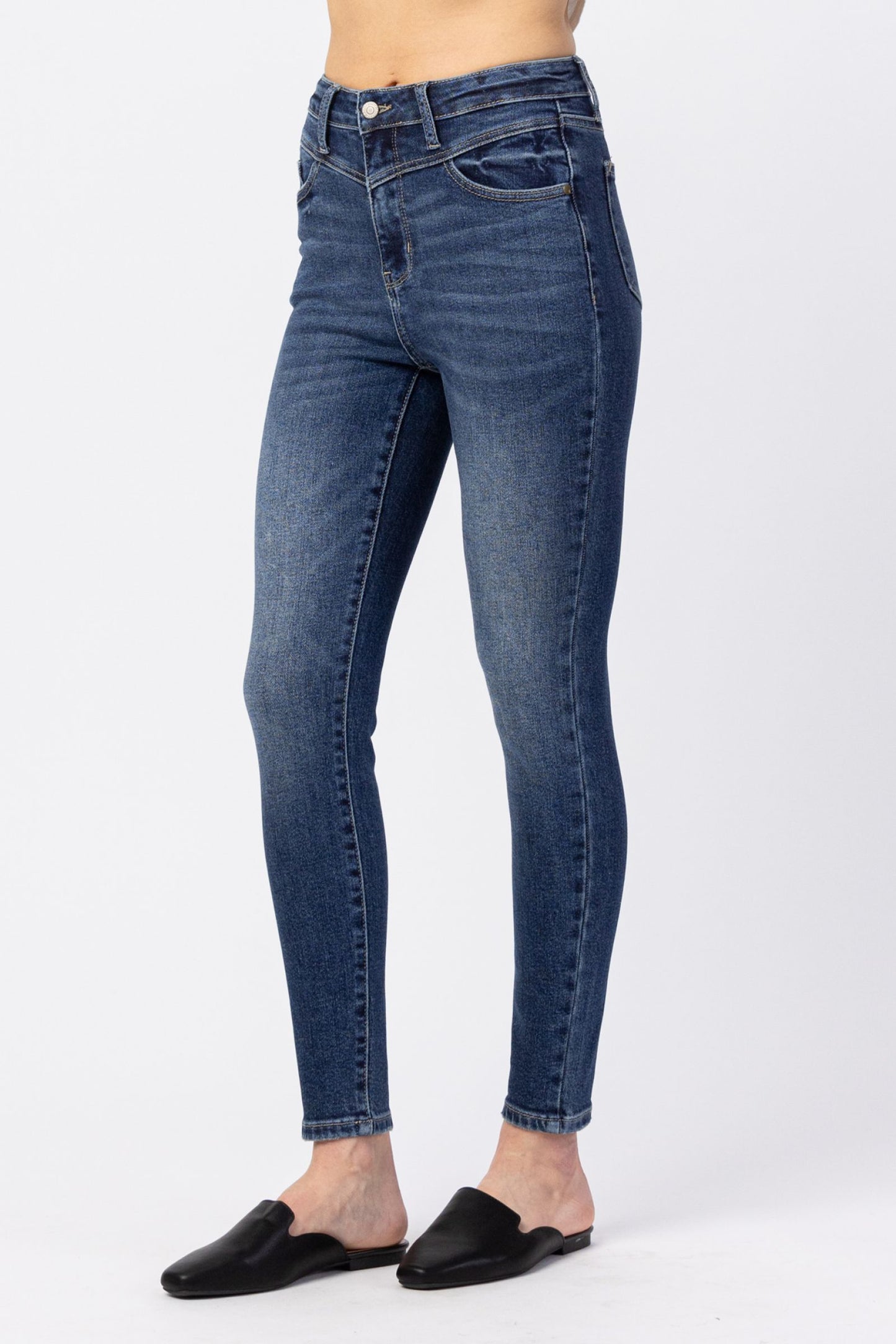 Judy Blue High Waist Classic Front Yoke Skinny Jeans