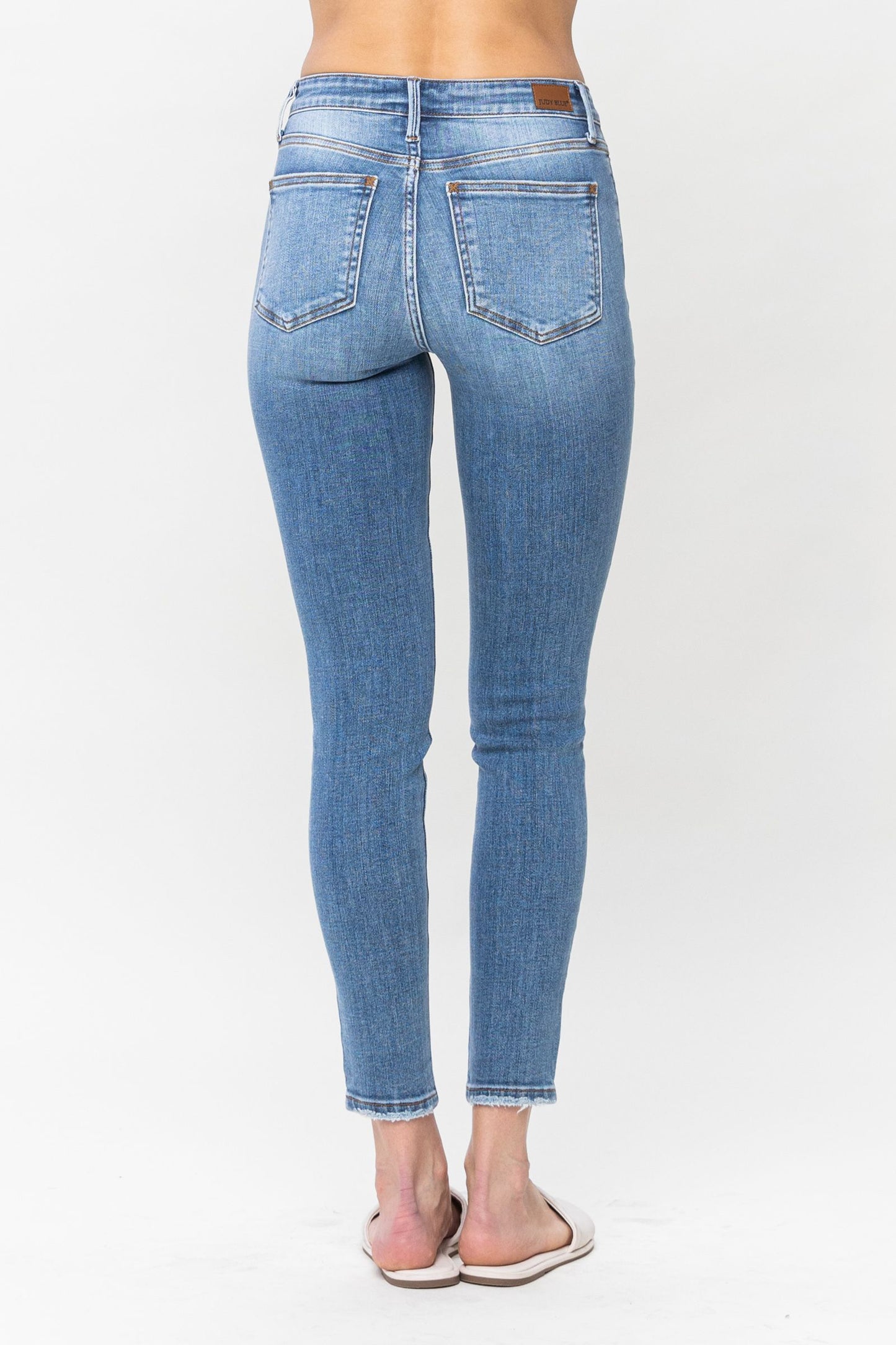 Judy Blue Basic Mid Rise Vintage Skinny Jeans