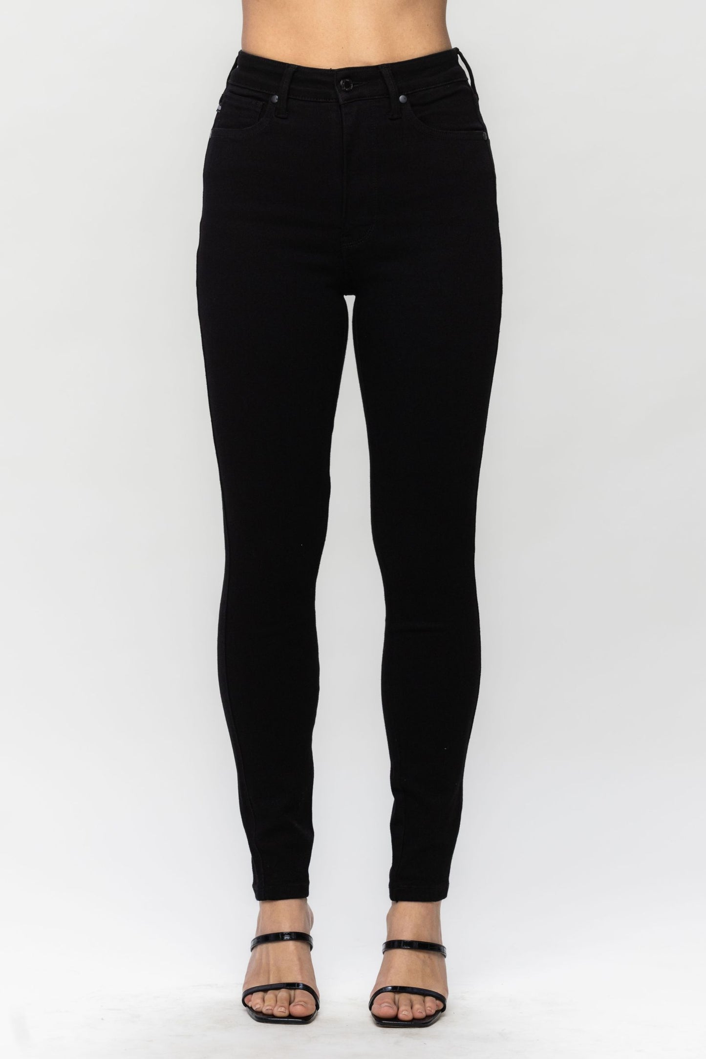 Judy Blue High Waist Tummy Control Black Skinny Jeans
