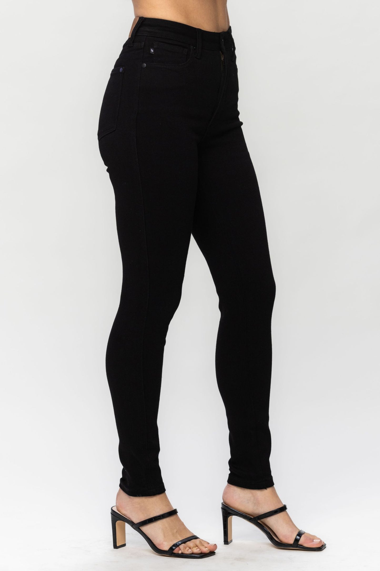 Judy Blue High Waist Tummy Control Black Skinny Jeans