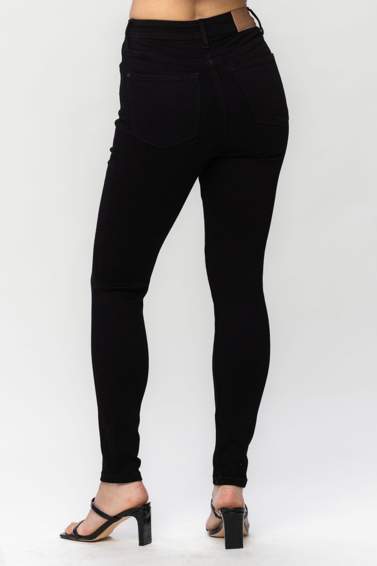 Judy Blue High Waist Tummy Control Black Skinny Jeans
