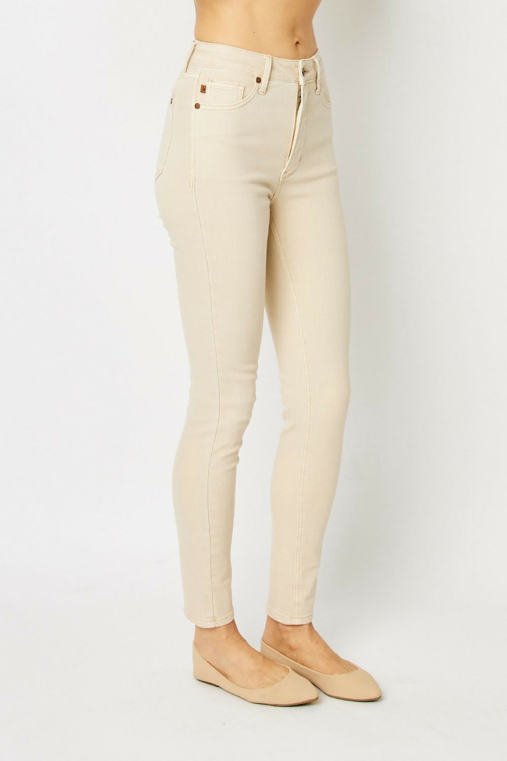 Judy Blue High Waist Garment Dyed Tummy Control Skinny Jeans
