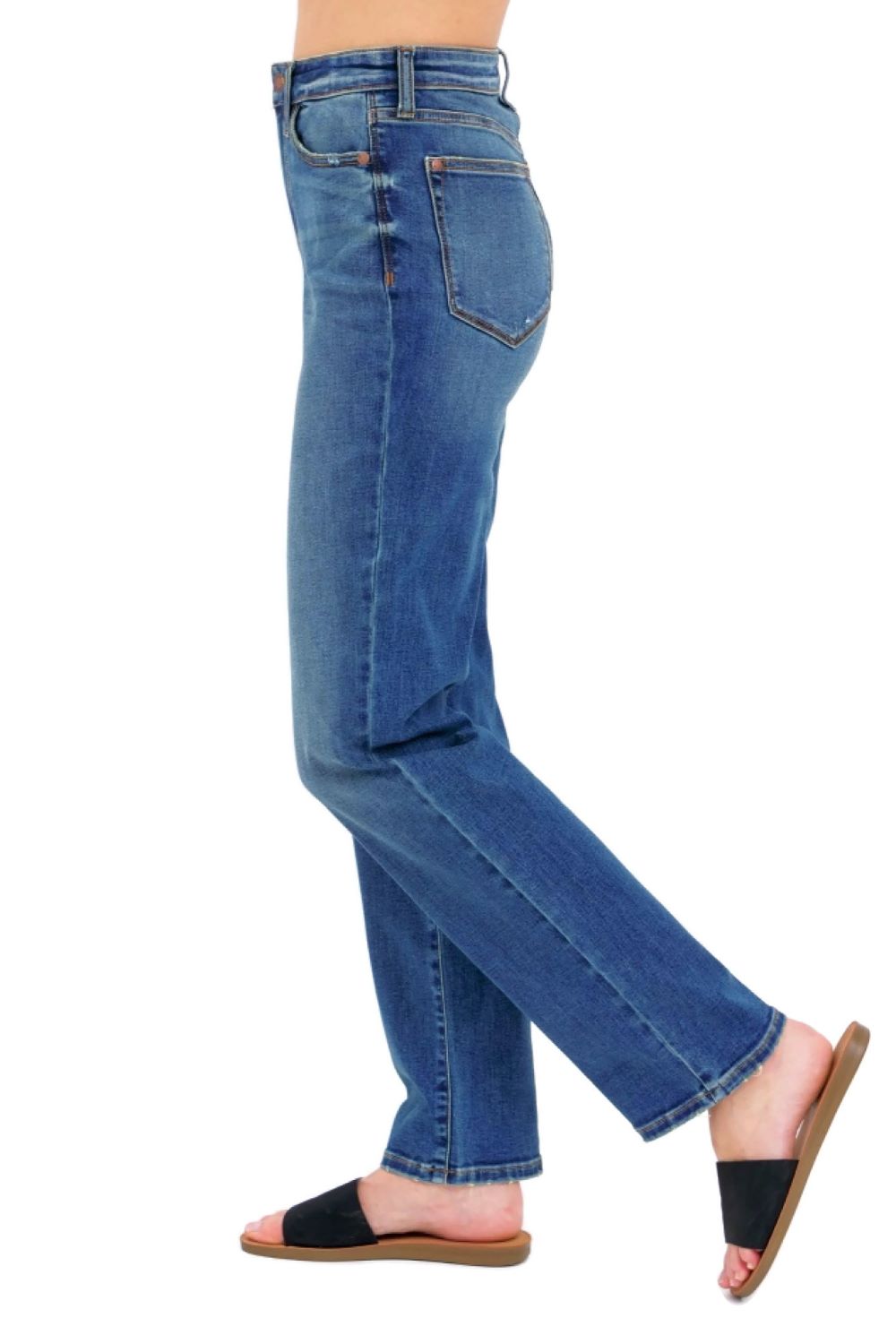 Judy Blue High Waist Vintage Relaxed Straight Jeans