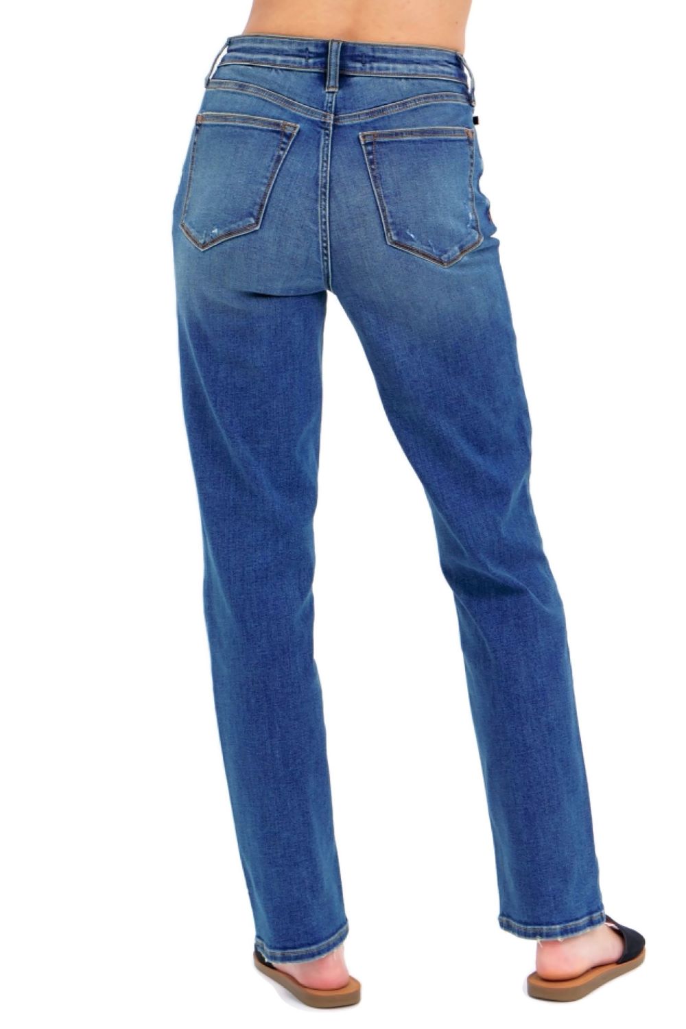 Judy Blue High Waist Vintage Relaxed Straight Jeans