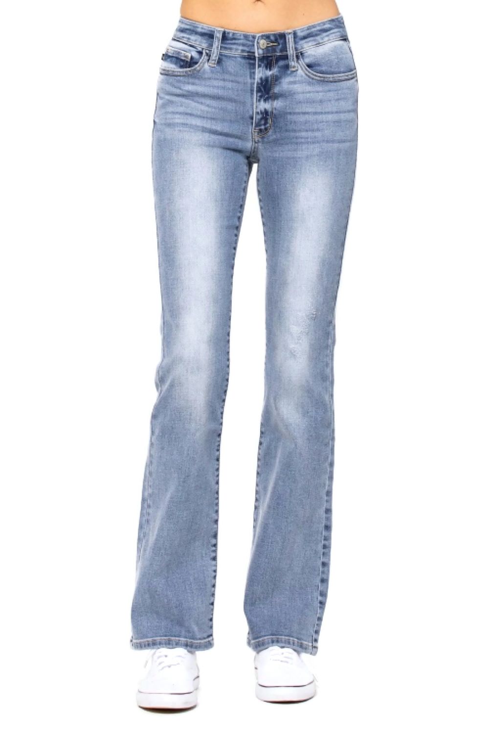 Judy Blue Mid Rise Bootcut Jeans