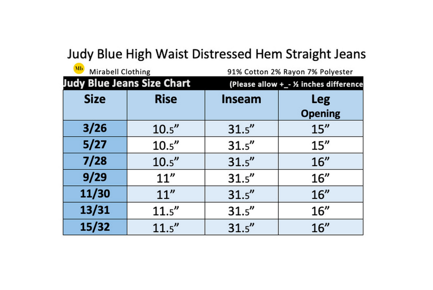 Judy Blue High Waist Destroyed Hem Straight Jeans