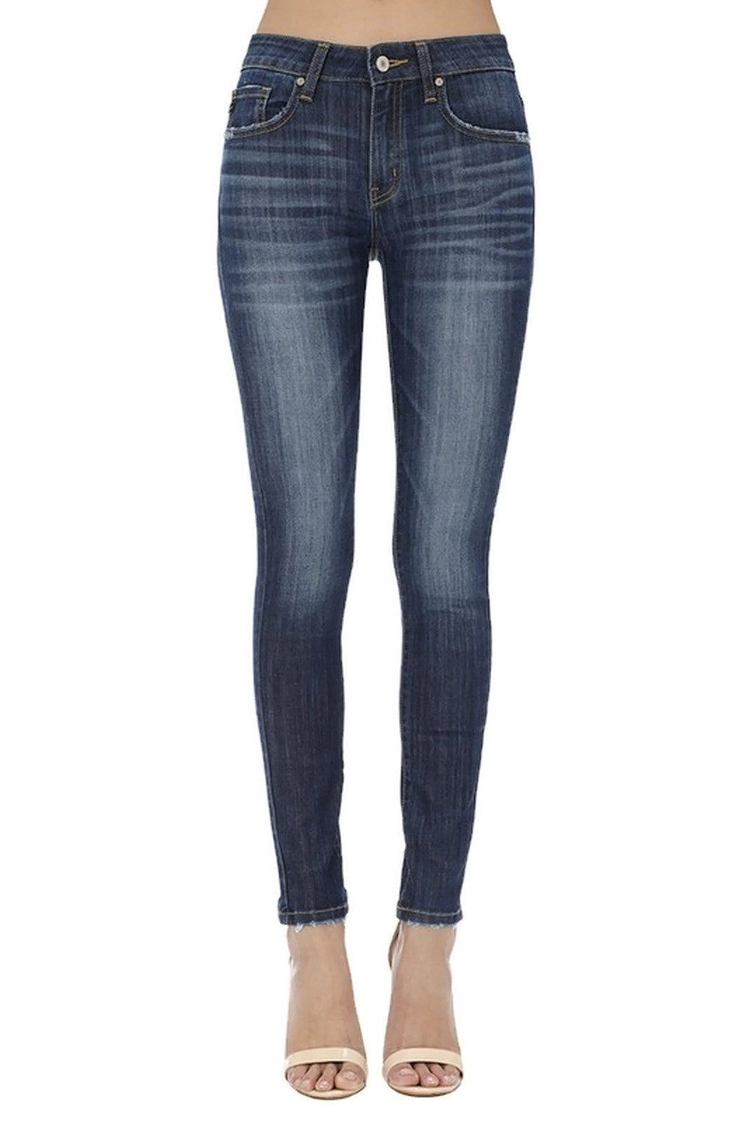 KanCan Mid Rise MD Dark Skinny Jeans